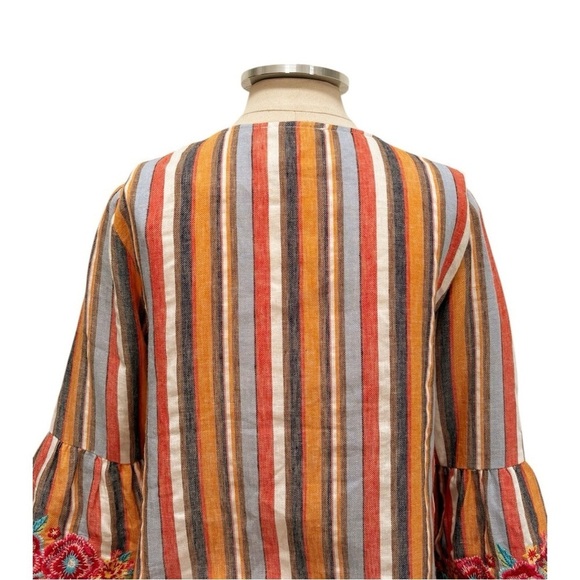 Savanna Jane South Beach Embroidered Top Size Small - Picture 9 of 14